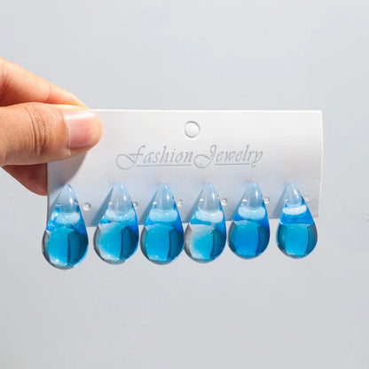 PENDIENTES GOTA DE AGUA COLORES