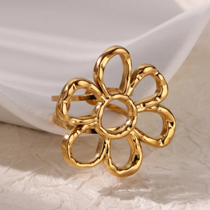 ANILLO DE FLOR AJUSTABLE