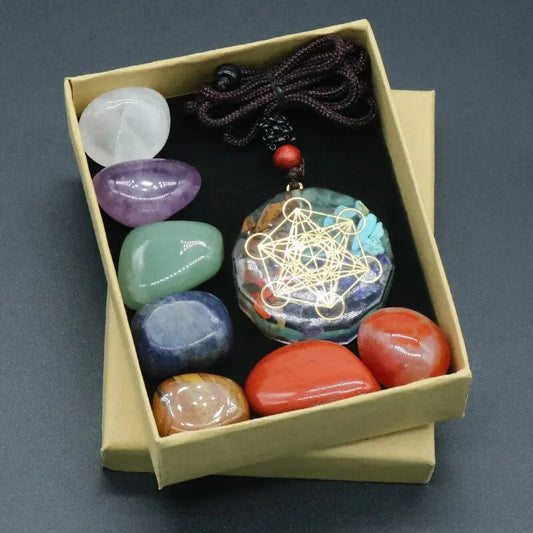 SET MINERALES SIETE CHAKRAS